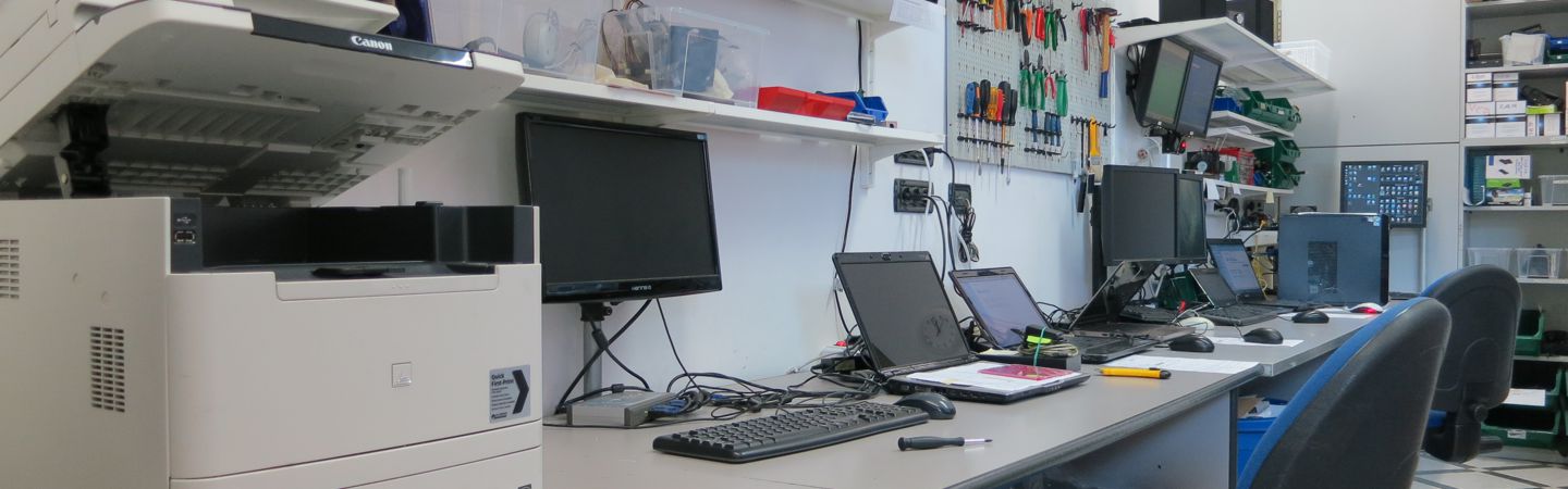 Panoramica indicativa del laboratorio di Rimini